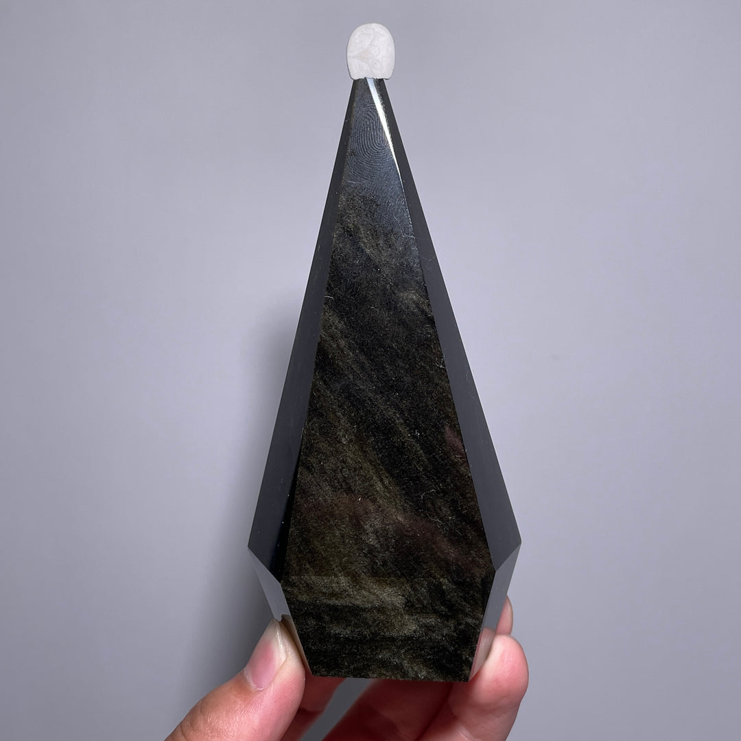 Golden Obsidian Diamond
