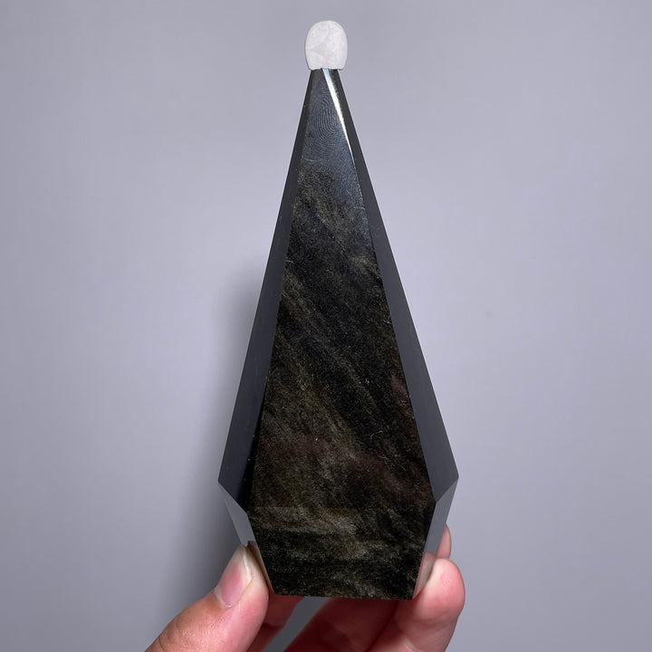 Golden Obsidian Diamond