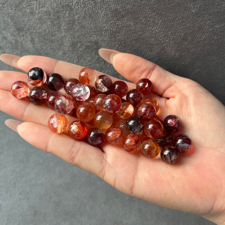 Fire Quartz Crystal Sphere