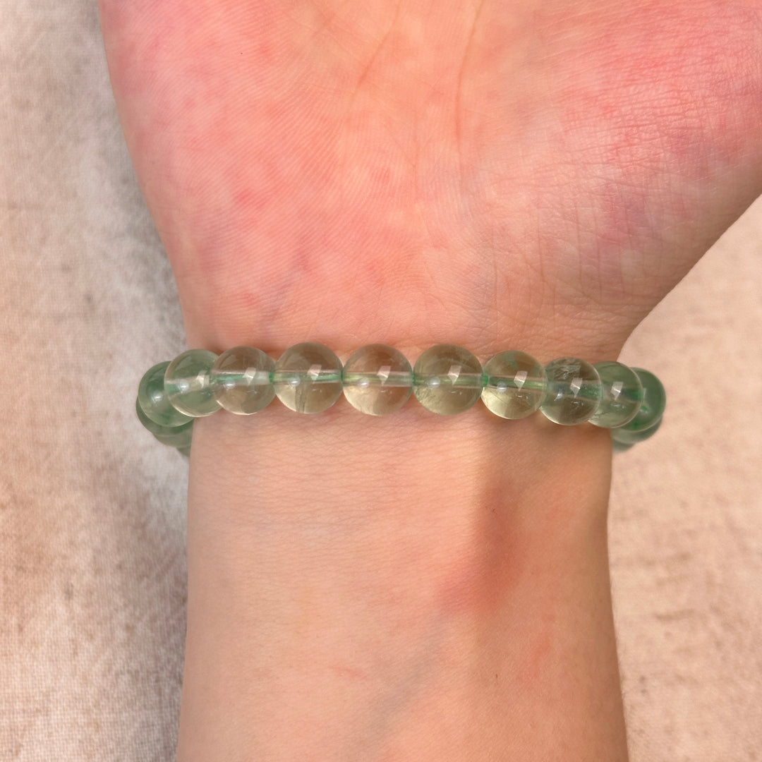 Green Fluorite Bracelet 8.0-8.4mm