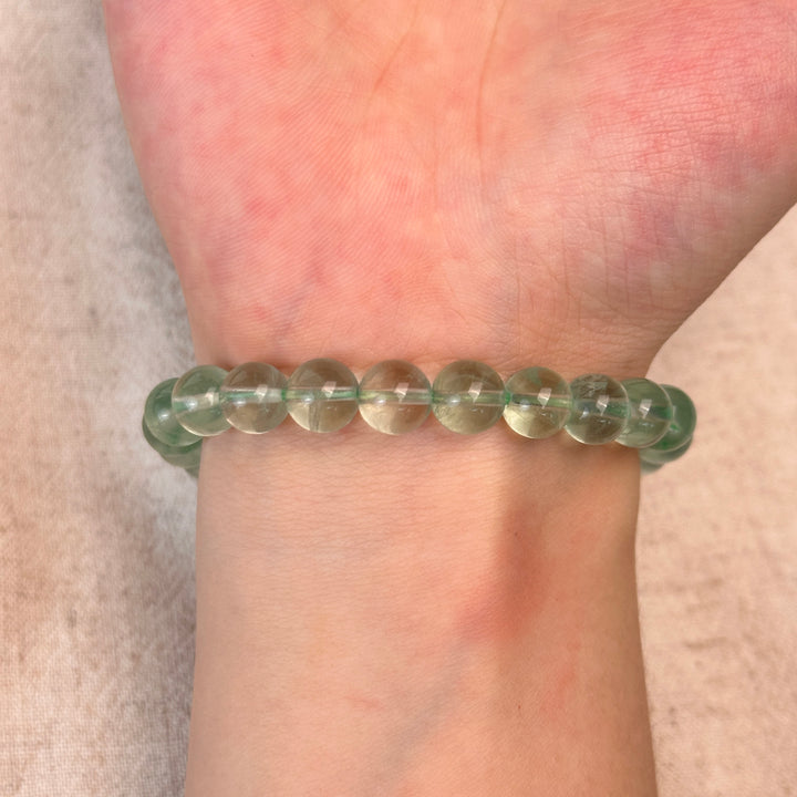 Green Fluorite Bracelet 8.0-8.4mm