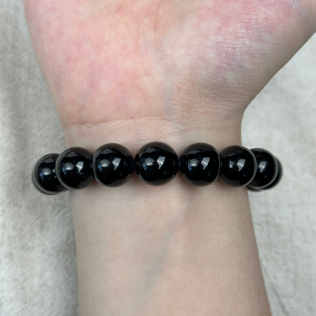 Black Tourmaline Bracelet 11.9-12.1mm