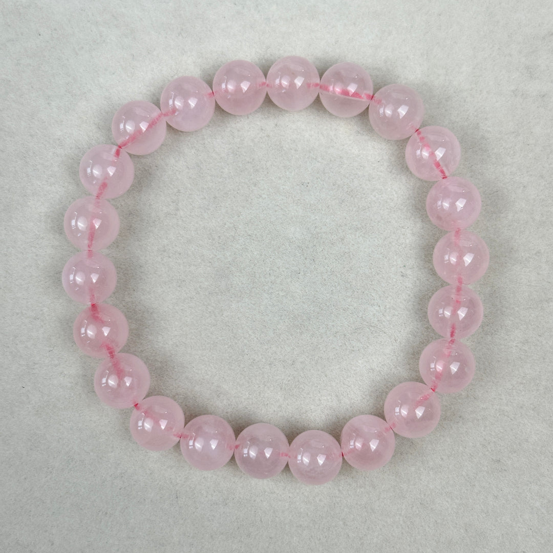 Rose Quartz Bracelet 8.7-8.9mm