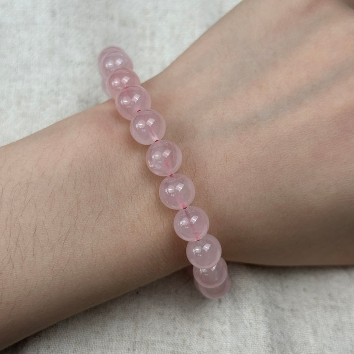 Rose Quartz Bracelet 8.7-8.9mm