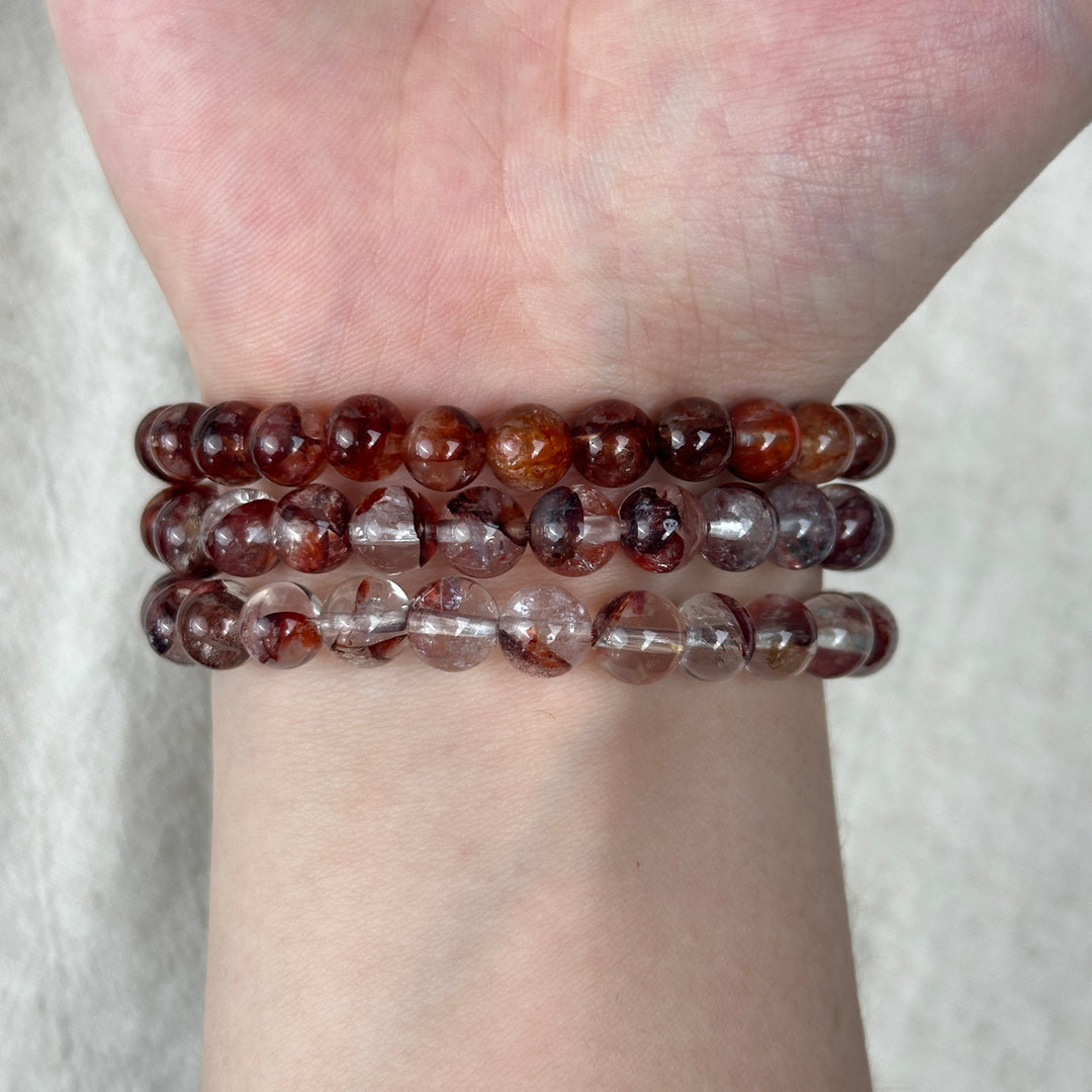 Fire Quartz Bracelet 6.4-7.4mm