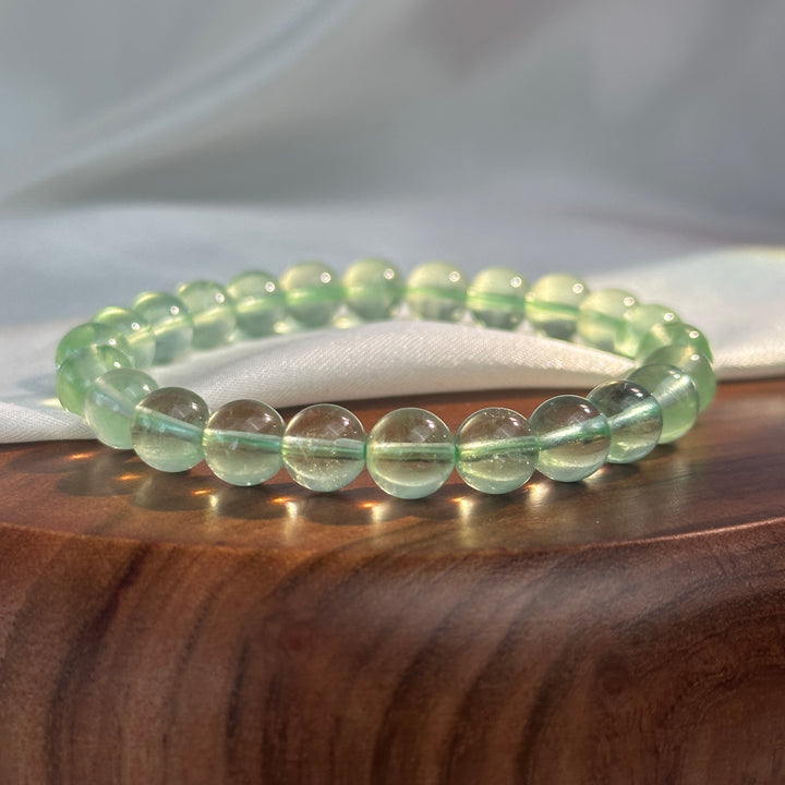Green Fluorite Bracelet 8.0-8.4mm