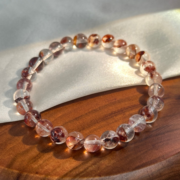 Fire Quartz Bracelet 6.4-7.4mm
