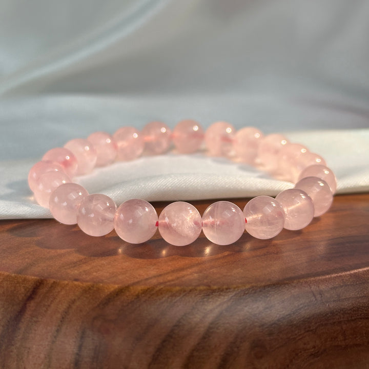 Rose Quartz Bracelet 8.7-8.9mm
