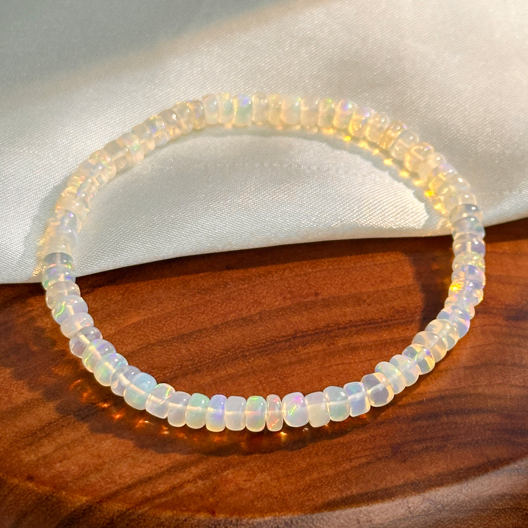 Pulsera de Ópalo Cortada Recta 4.1-4.7mm