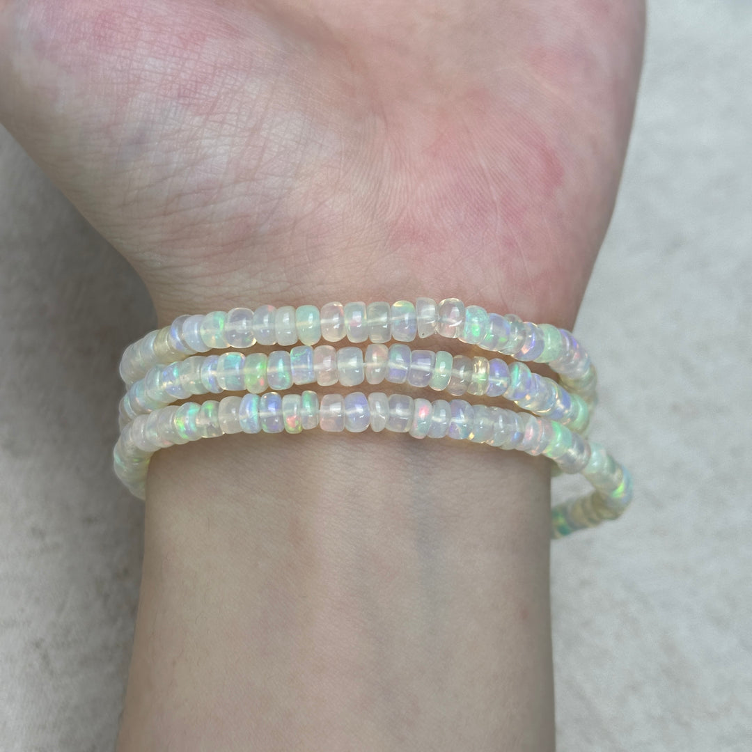 Opal Straight-Cut Bracelet 4.1-4.7mm