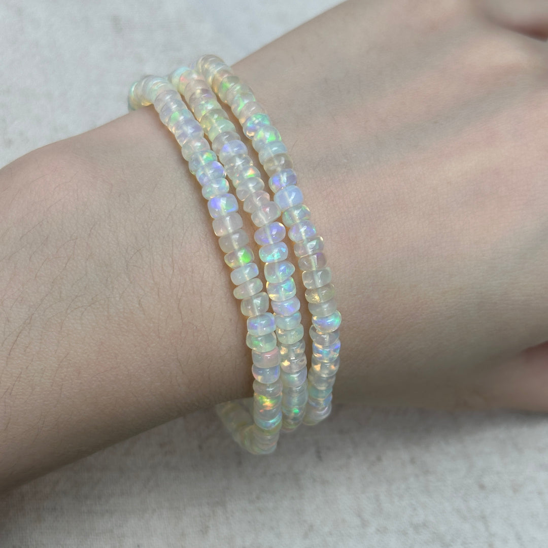 Opal Straight-Cut Bracelet 4.1-4.7mm
