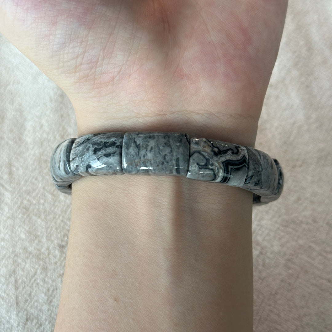 Prehnit Armband