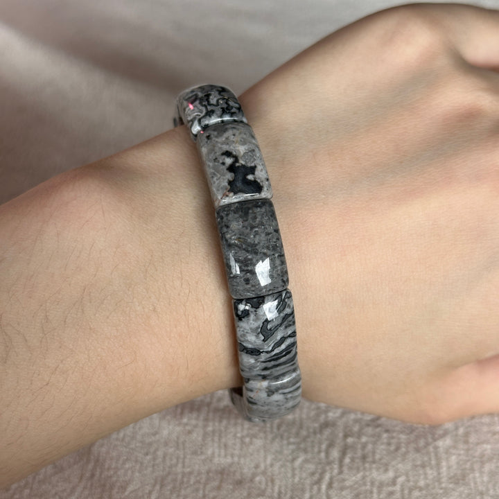 Prehnit Armband