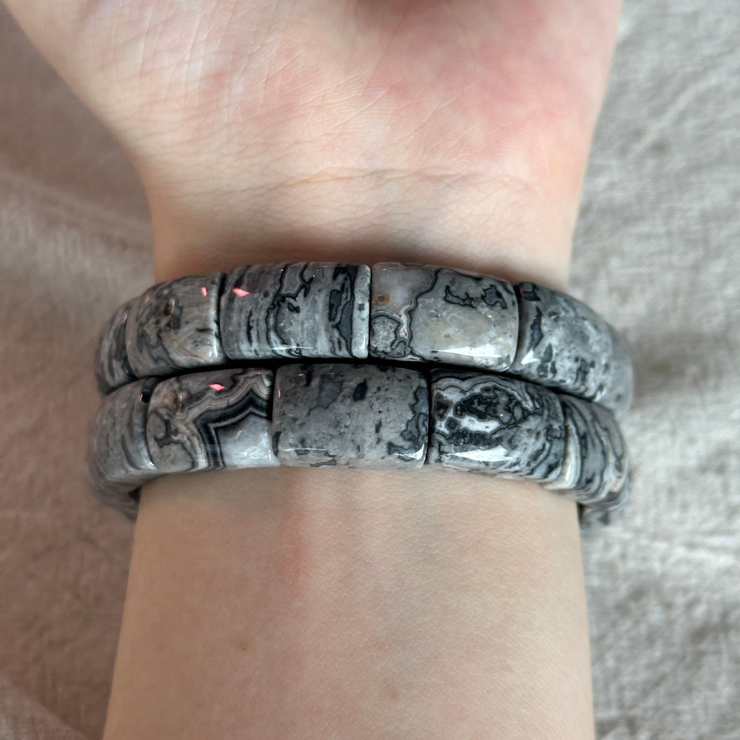 Prehnit Armband