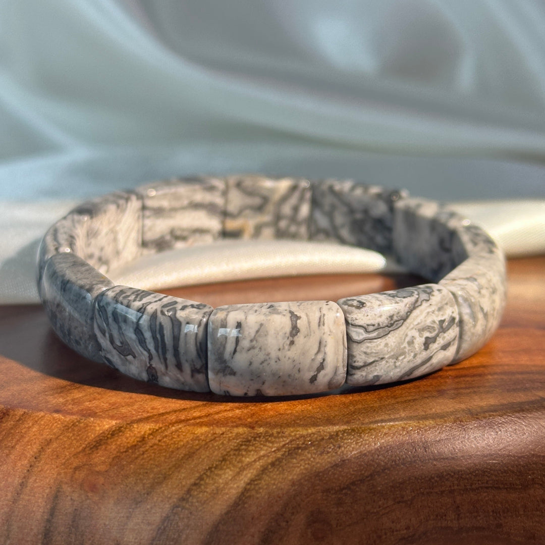 Prehnit Armband