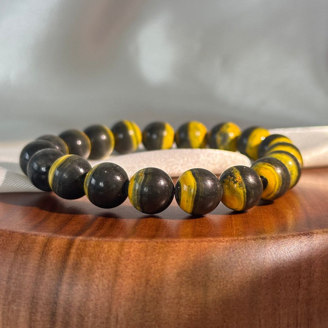 Bumble Bee Jasper Bracelet 10.6-10.8mm