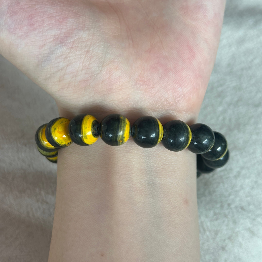 Bumble Bee Jasper Bracelet 10.6-10.8mm