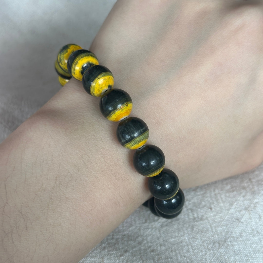 Bumble Bee Jasper Bracelet 10.6-10.8mm