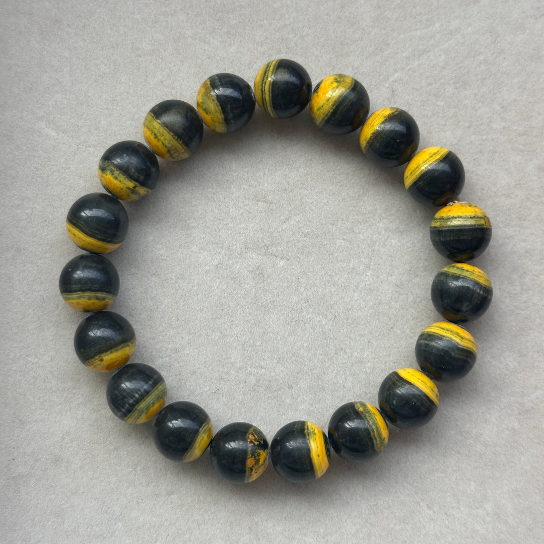Bumble Bee Jasper Bracelet 10.6-10.8mm