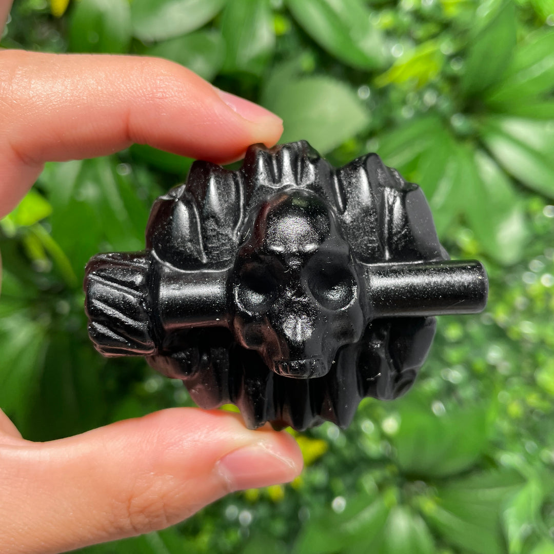 Crystal Nail Skull
