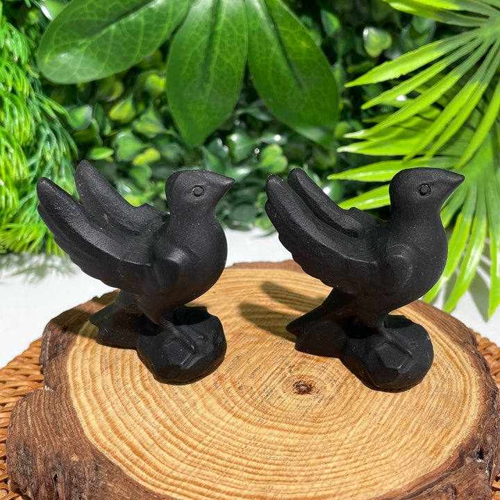 Black Obsidian Peace Dove