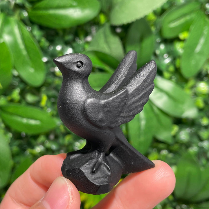 Black Obsidian Peace Dove
