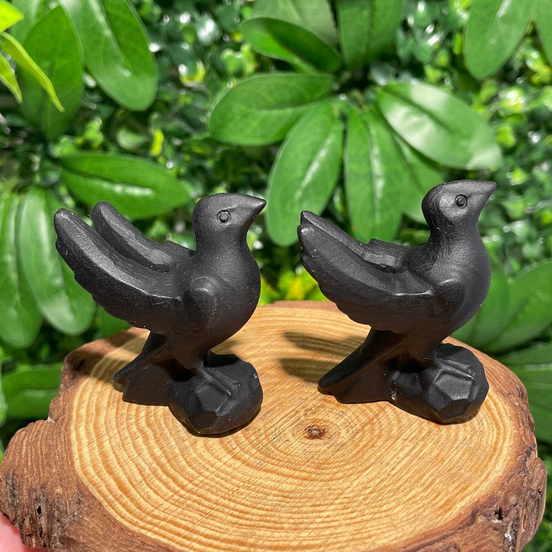 Black Obsidian Peace Dove