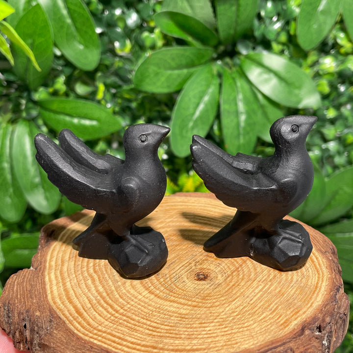 Black Obsidian Peace Dove