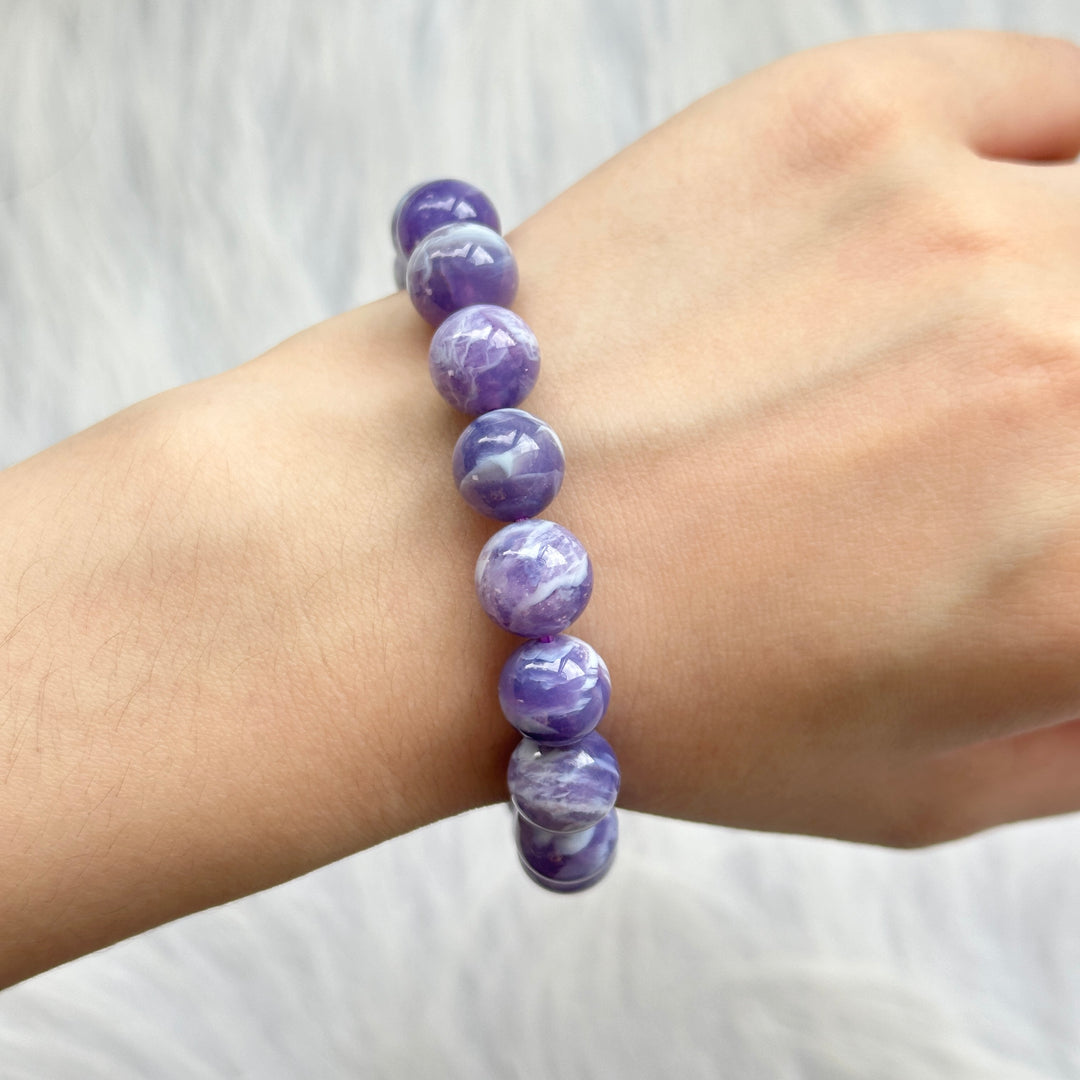 Lavender Amethyst Bracelet 10.4-10.8mm