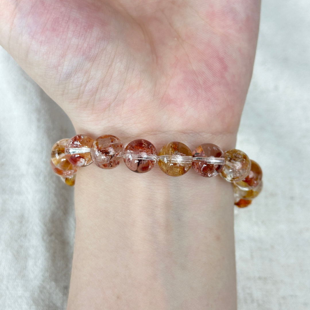 Koi Fire Quartz Bracelet 9.9-10.3mm