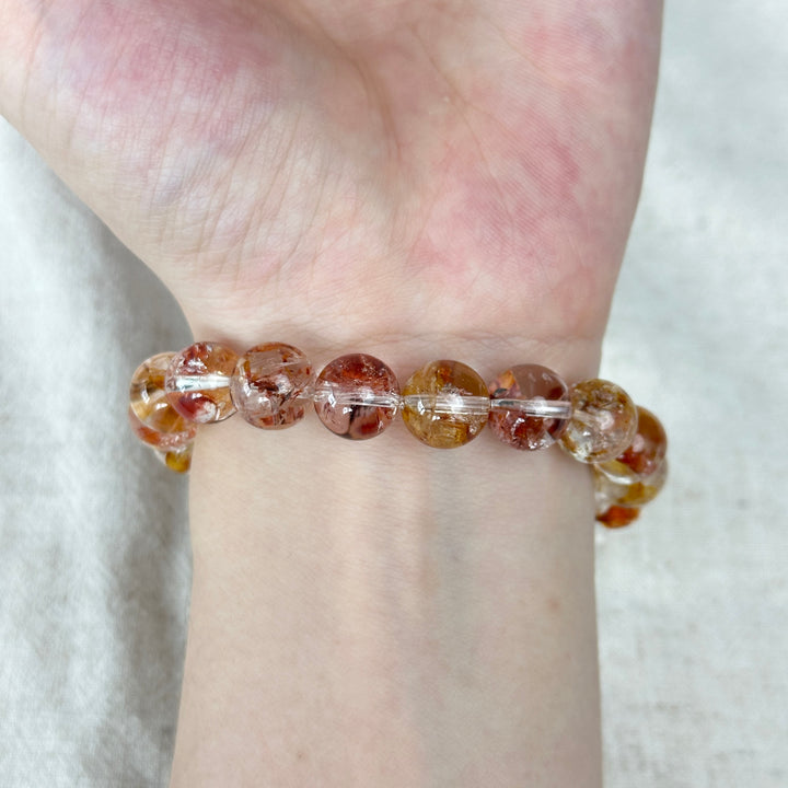 Koi Fire Quartz Bracelet 9.9-10.3mm