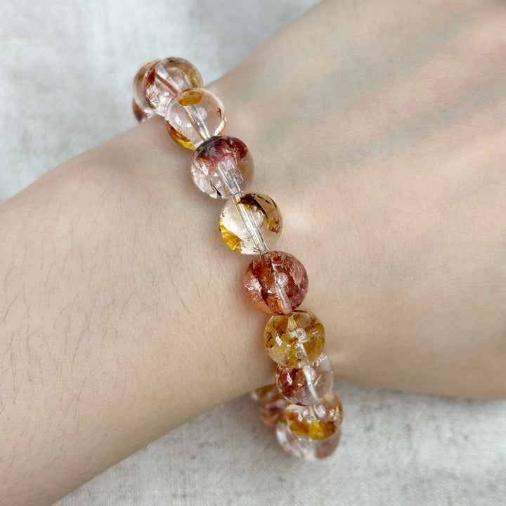 Koi Fire Quartz Bracelet 9.9-10.3mm
