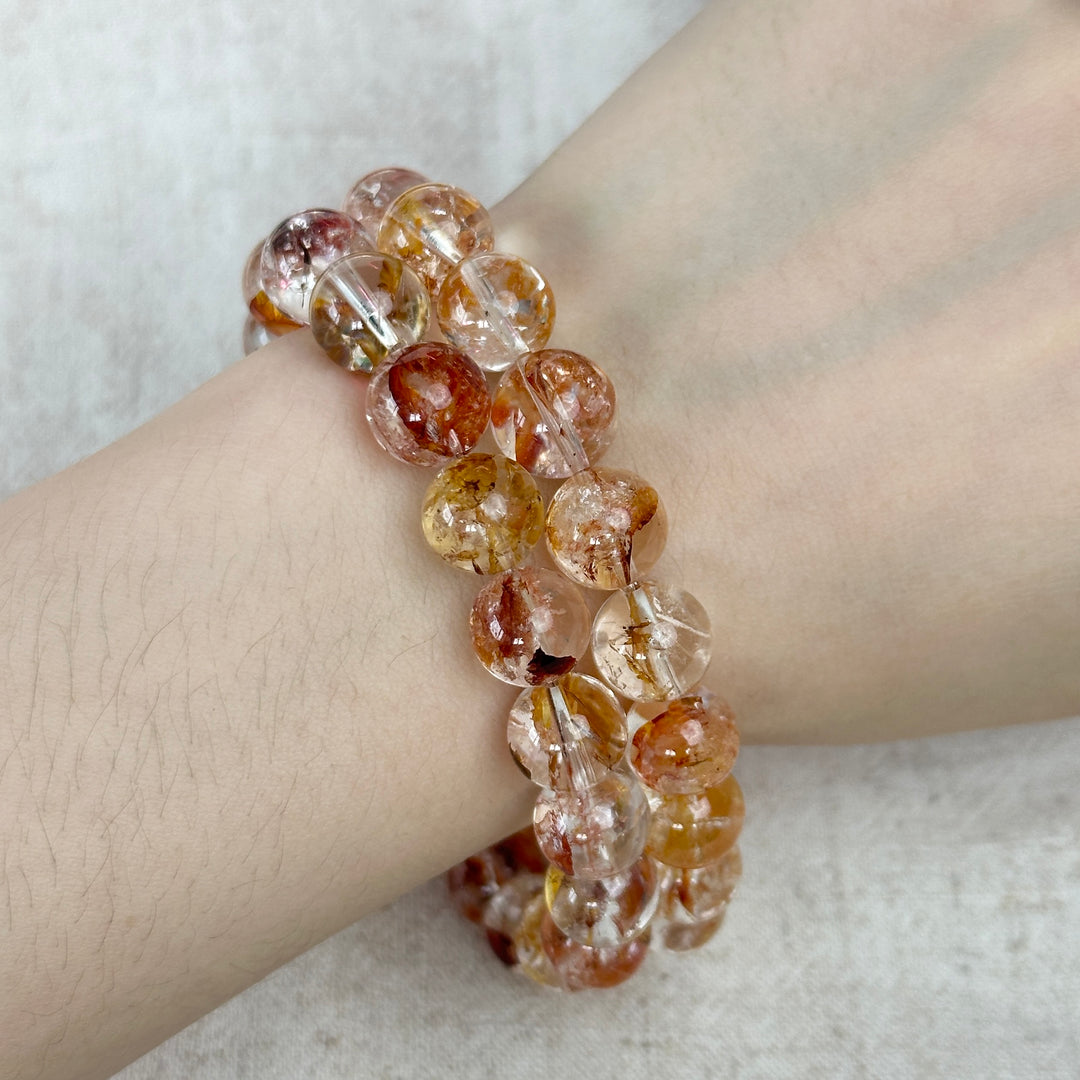 Koi Fire Quartz Bracelet 9.9-10.3mm