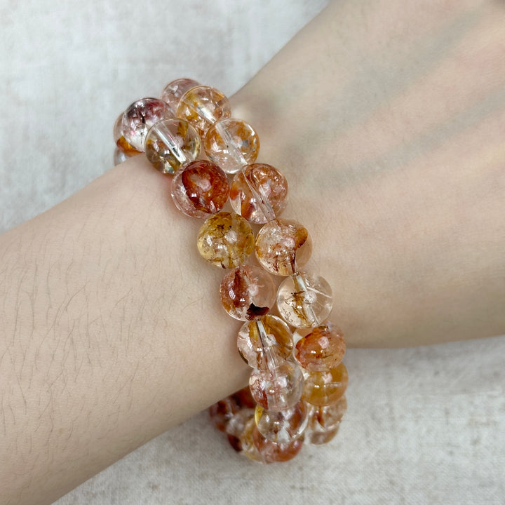 Koi Fire Quartz Bracelet 9.9-10.3mm