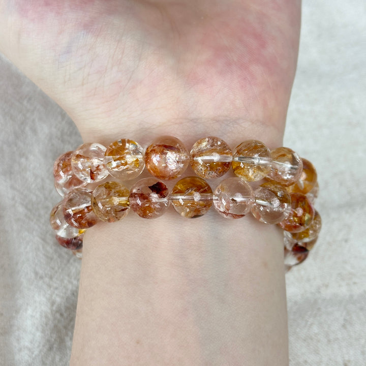 Koi Fire Quartz Bracelet 9.9-10.3mm