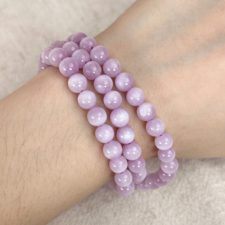 Pulsera de Fluorita Púrpura 7.0-7.9mm