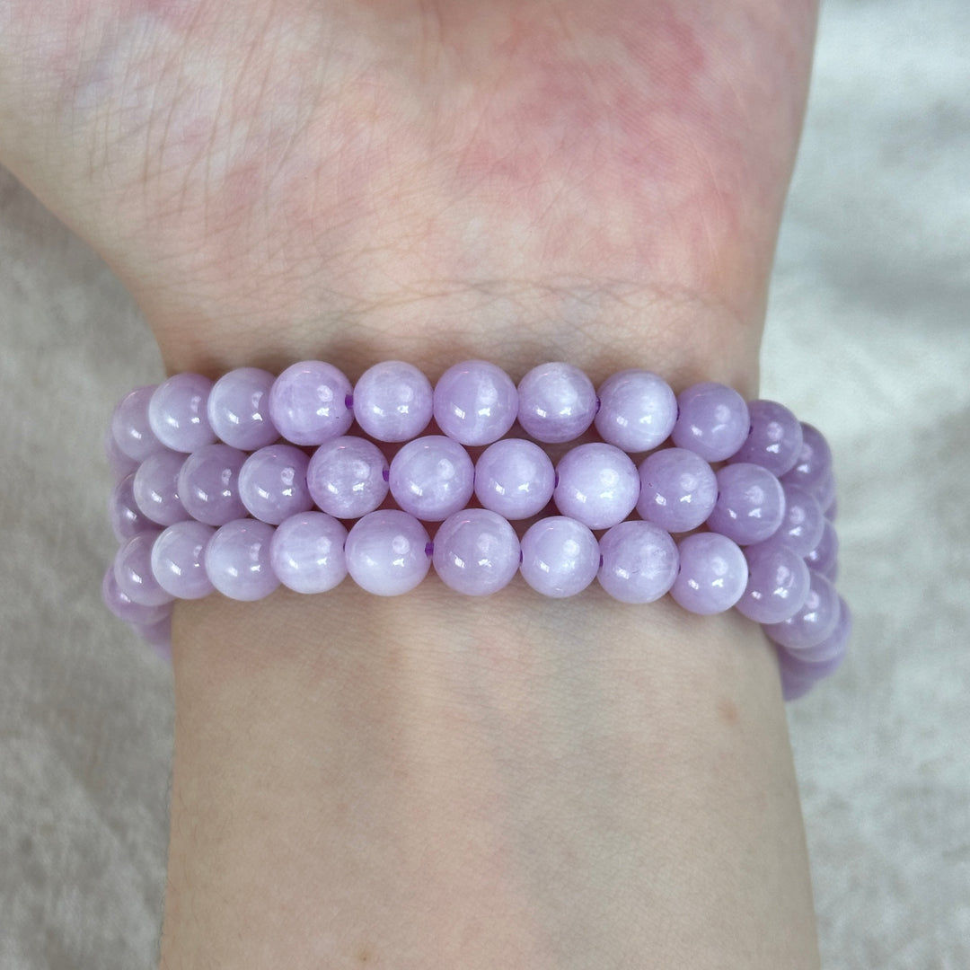 Pulsera de Fluorita Púrpura 7.0-7.9mm