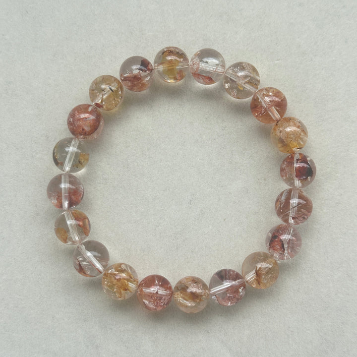 Koi Fire Quartz Bracelet 9.9-10.3mm