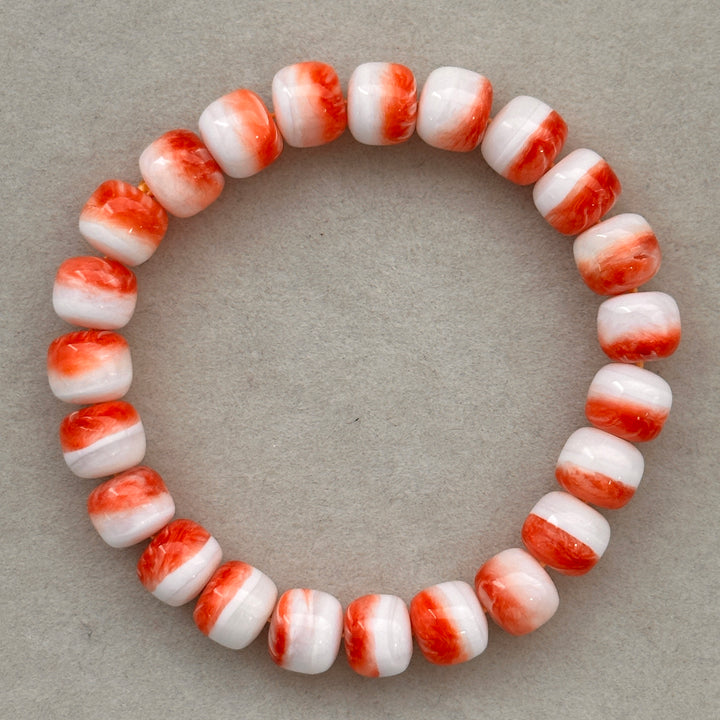 Pulsera de Fluorita Púrpura 7.0-7.9mm