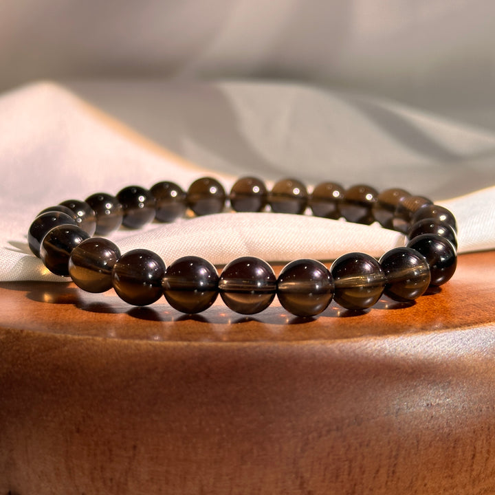 Smoky Quartz Bracelet 8.0-8.3mm