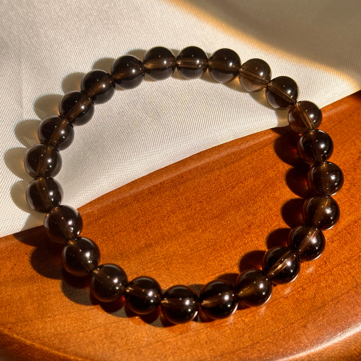 Smoky Quartz Bracelet 8.0-8.3mm