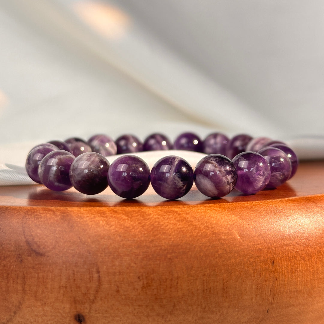 Dream Amethyst Bead Bracelet 9.8-10.3mm