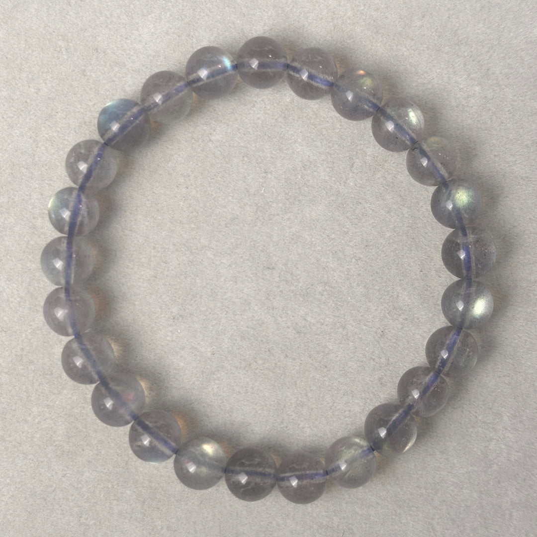 Labradorite Bead Bracelet 7.5-7.7mm