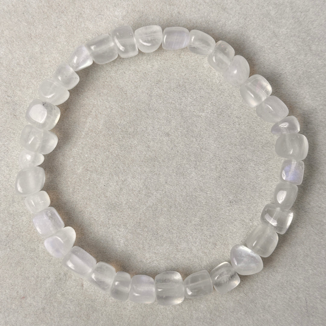 Blue Moonstone Bracelet 5.4-5.9mm