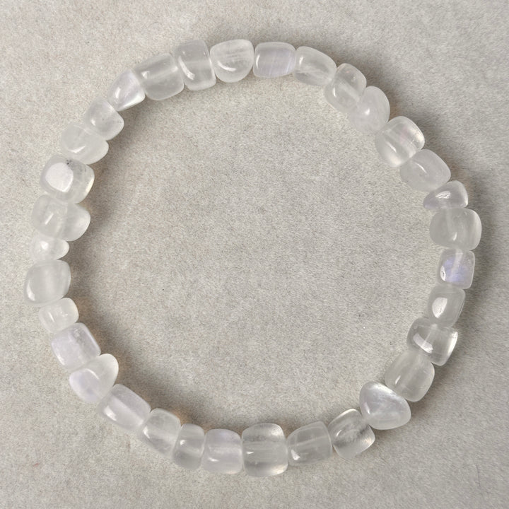 Blue Moonstone Bracelet 5.4-5.9mm