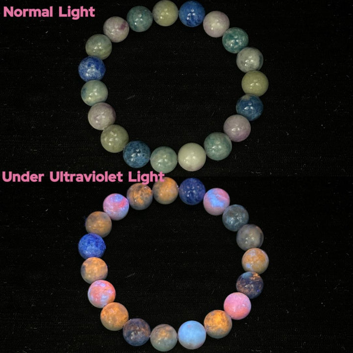 Hackmanite Bead Bracelet 10.5-10.8mm