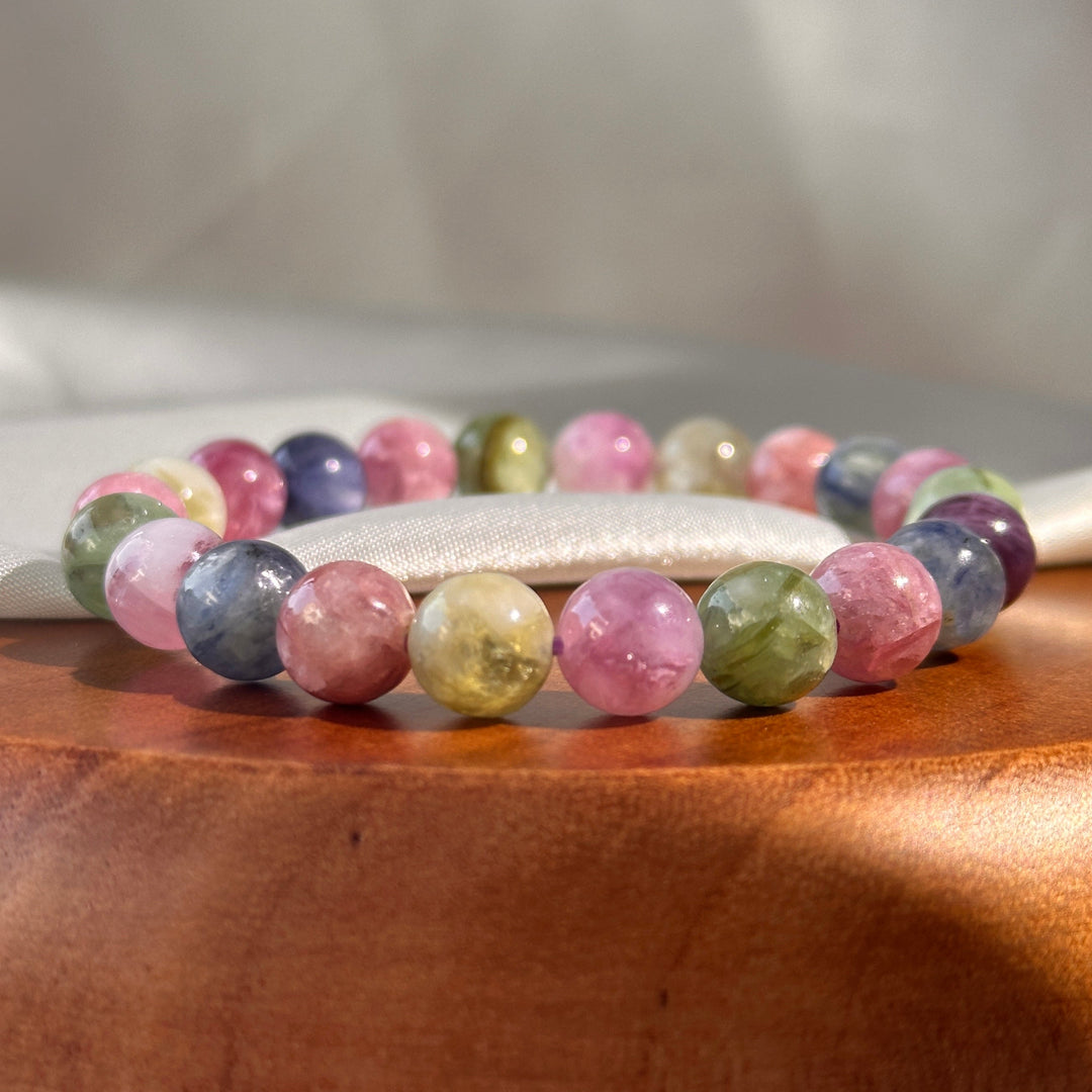 Pulsera de Fluorita Púrpura 7.0-7.9mm