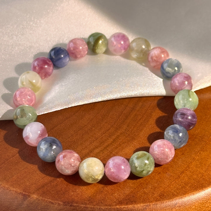 Pulsera de Fluorita Púrpura 7.0-7.9mm