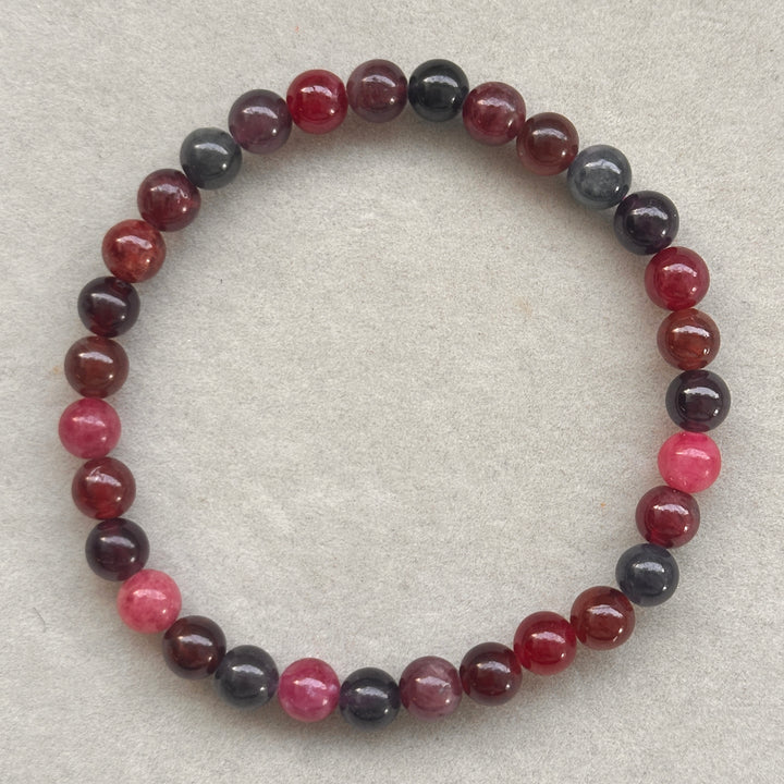 Pulsera de Fluorita Púrpura 7.0-7.9mm