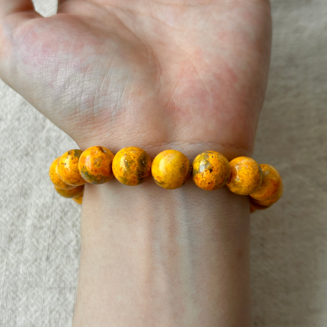 Bumble Bee Jasper Bracelet 11.0-11.4mm